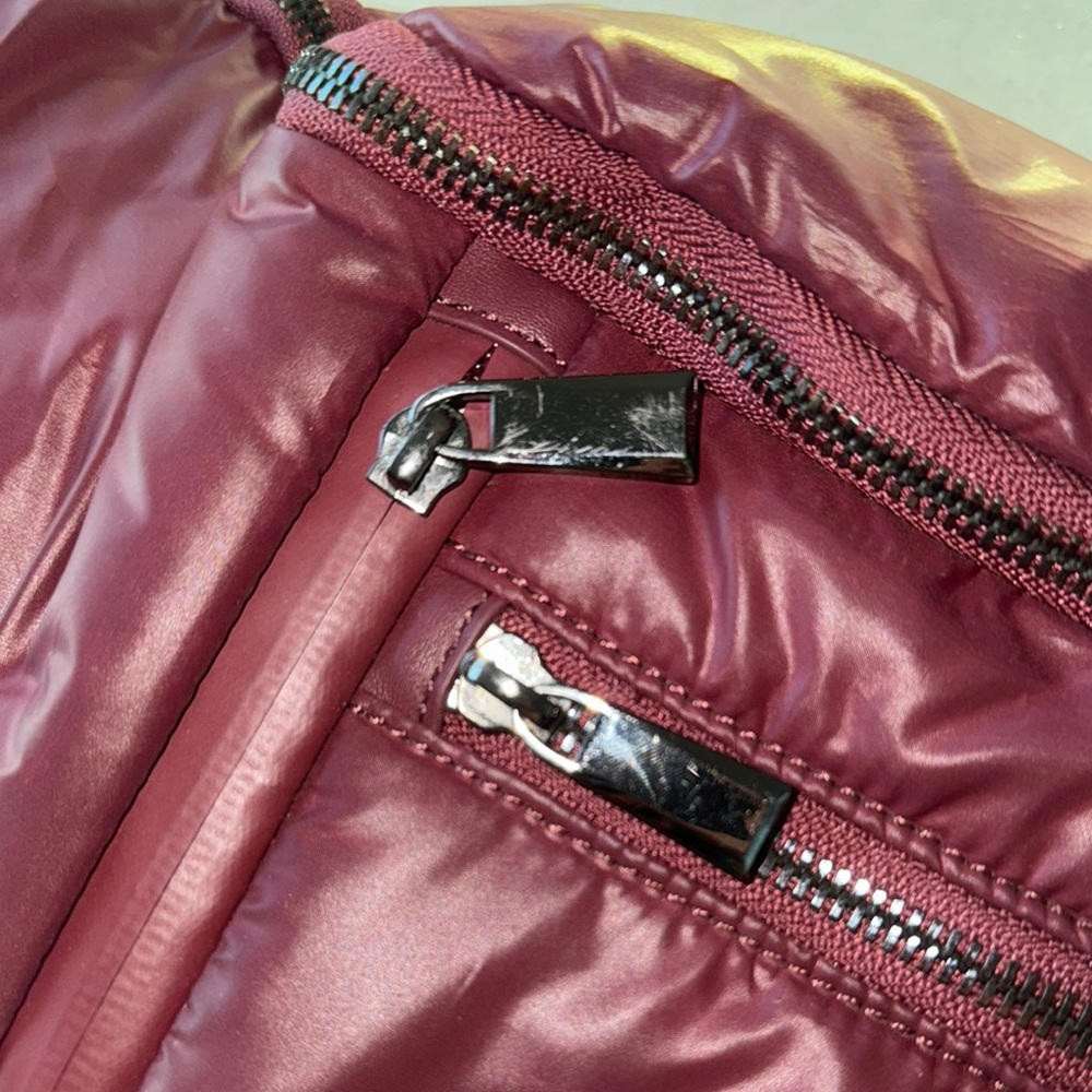 Caraa Maroon Belt Bag with Zippered Pockets - Picture 11 of 12